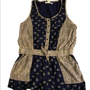 women M super cute paisley romper